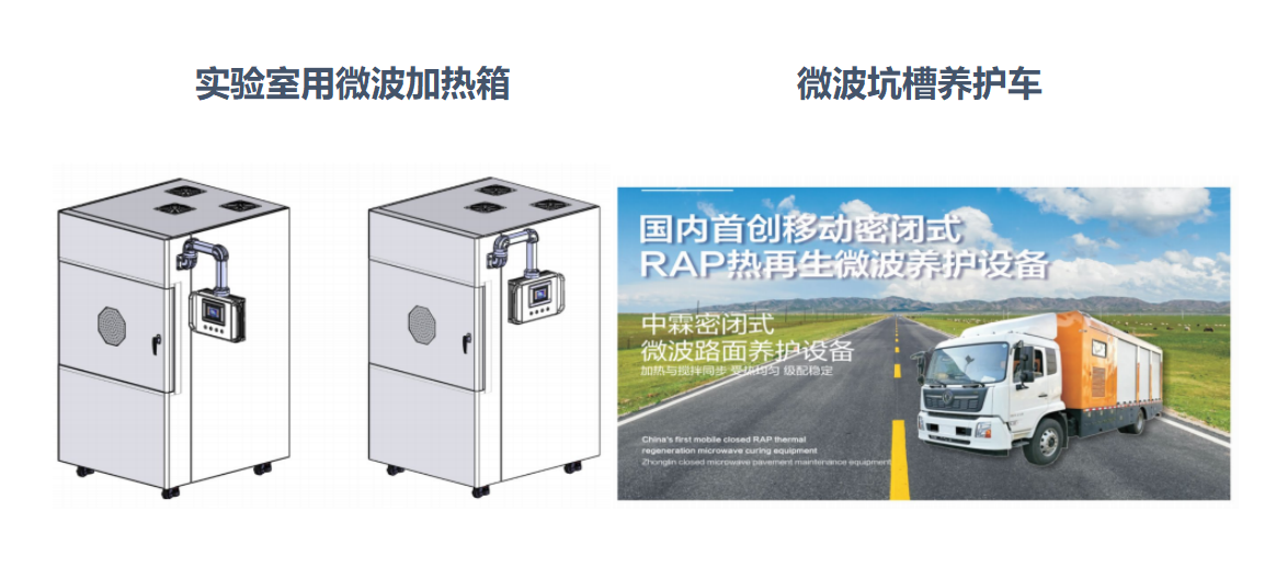 微波加热箱、微波坑槽养护车